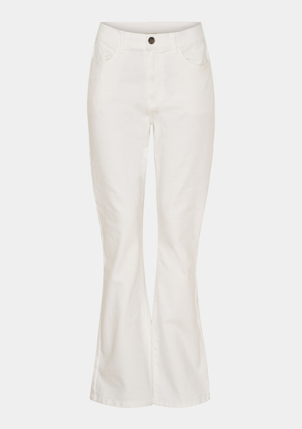 I SAY Carpi Twill Flare Pant Pants 101 Broken White