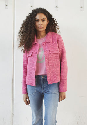 I SAY Chia Blazer Jackets 522 Pink Melange