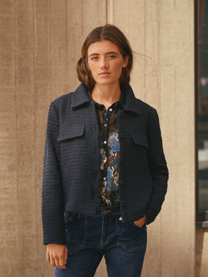 I SAY Chia Blazer Jackets 642 Navy Melange