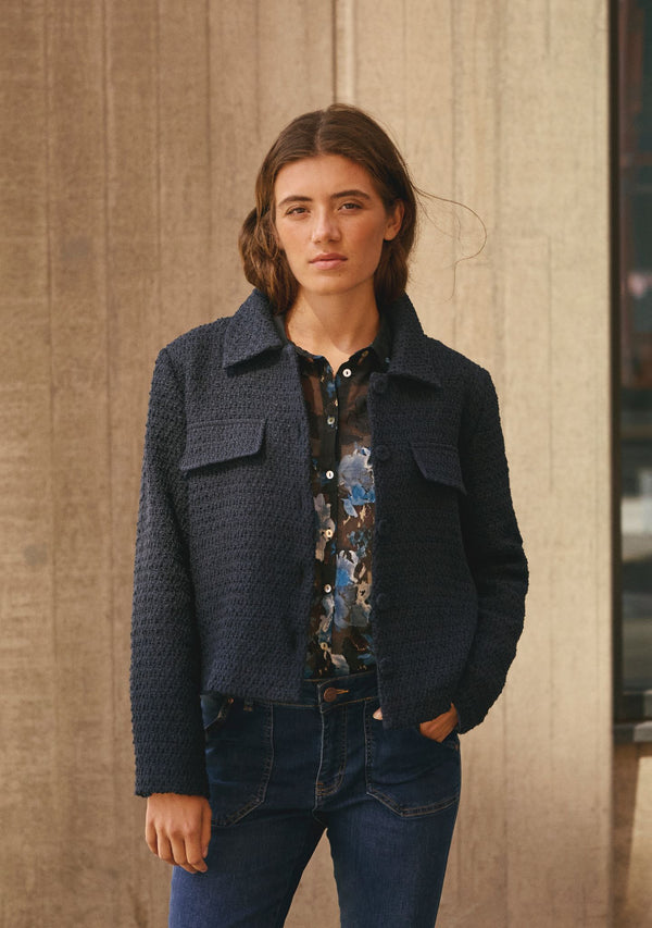 I SAY Chia Blazer Jackets 642 Navy Melange