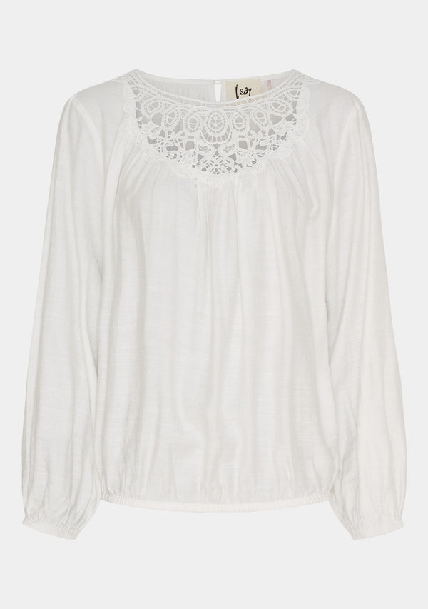 I SAY Cleo Lace Blouse Blouses 101 Broken White