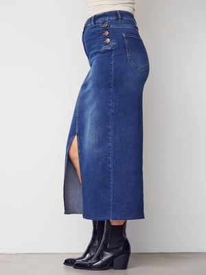 I SAY Como Denim Skirt Skirts 662 Dark denim