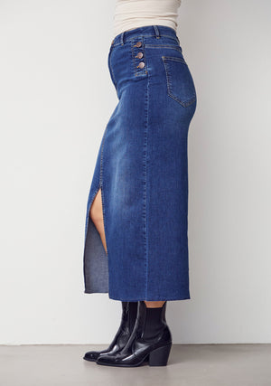 I SAY Como Denim Skirt Skirts 662 Dark denim