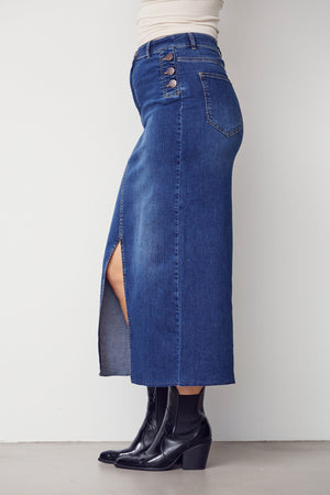 I SAY Como Denim Skirt Skirts 662 Dark denim
