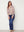 I SAY Como Flare Button Jeans Pants 662 Dark denim