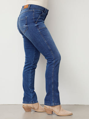 I SAY Como Long Jeans Pants 700 Mid Denim Wash