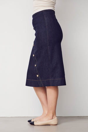 I SAY Como New Skirt Skirts K97 Unwashed Denim