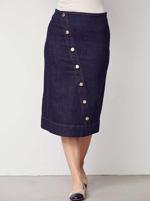 I SAY Como New Skirt Skirts K97 Unwashed Denim
