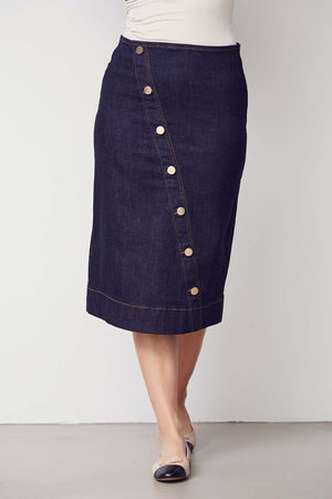 I SAY Como New Skirt Skirts K97 Unwashed Denim