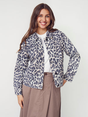 I SAY Como Printed Jacket Jackets M86 Leo