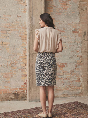 I SAY Como Printed Skirt Skirts M86 Leo