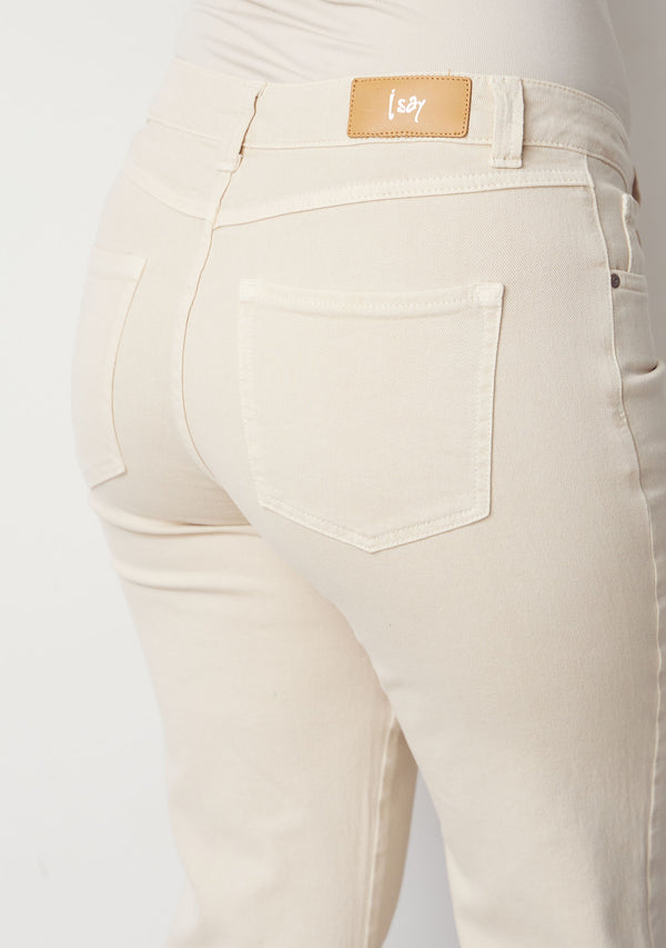 I SAY Como Twill Button Pant Pants 346 Desert