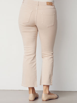 I SAY Como Twill Flare Pant Pants 117 Dark Sand