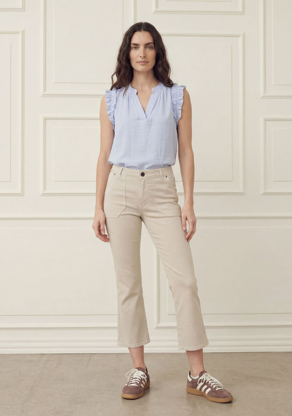 I SAY Como Twill Flare Pant Pants 346 Desert