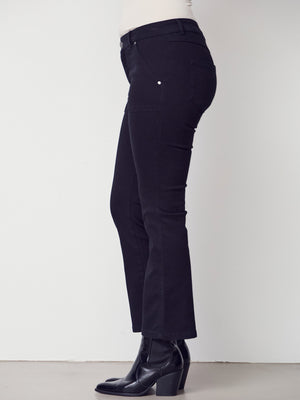 I SAY Como Twill Flare Pant Pants 900 Black
