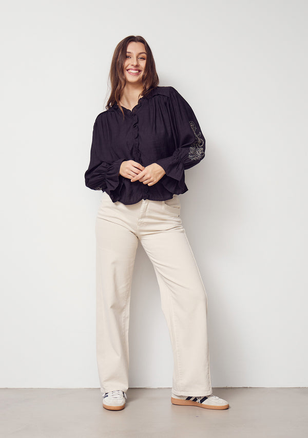 I SAY Como Twill Wide Pant Pants 346 Desert