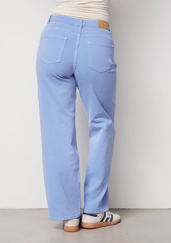 I SAY Como Twill Wide Pant Pants 703 Washed Skyblue