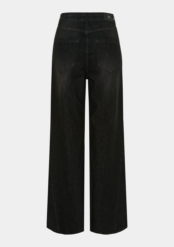 I SAY Como Wide Jeans Pants 923 Washed Grey