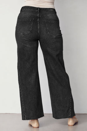 I SAY Como Wide Jeans Pants 923 Washed Grey