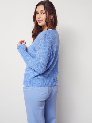 I SAY Cosima Knit Knitwear 645 Skyblue