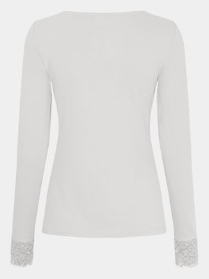 I SAY Dee Lace Blouse Basics 101 Broken White