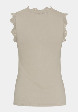 I SAY Dee Lace Top Tops 112 Sand