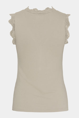 I SAY Dee Lace Top Basics 112 Sand