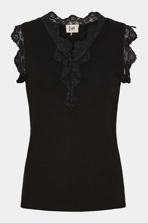 I SAY Dee Lace Top Basics 900 Black