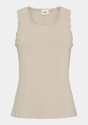 I SAY Dee O-Neck Top Tops 112 Sand