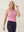 I SAY Dee V-Neck Top Basics 515 Hot pink