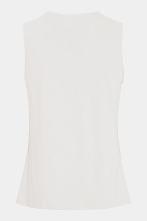 I SAY Dee V-Neck Top Basics 100 White