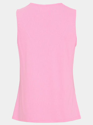 I SAY Dee V-Neck Top Basics 515 Hot pink