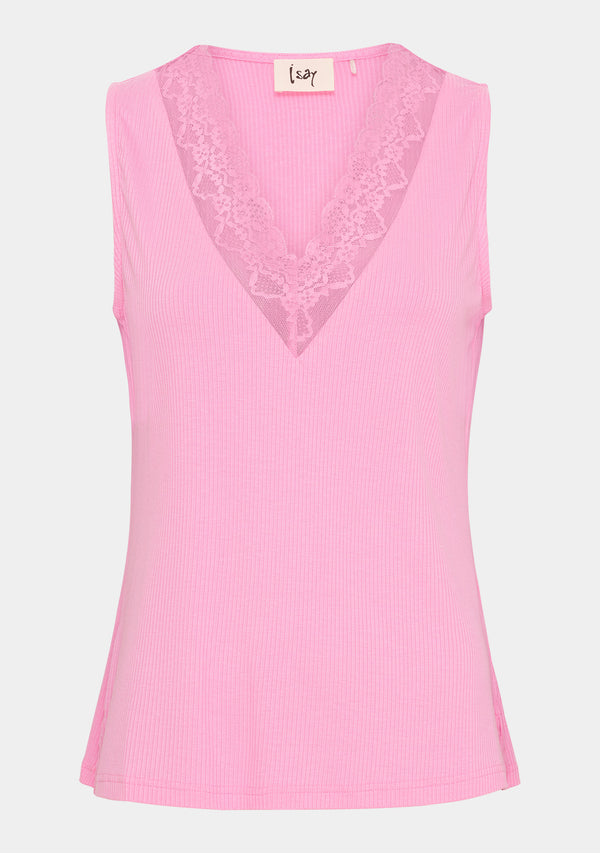 I SAY Dee V-Neck Top Tops 515 Hot pink