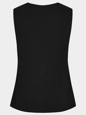 I SAY Dee V-Neck Top Basics 900 Black