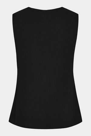 I SAY Dee V-Neck Top Basics 900 Black