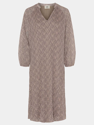 I SAY Delta Dress Dresses L86 Dark Sand w/Black