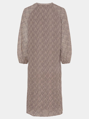 I SAY Delta Dress Dresses L86 Dark Sand w/Black