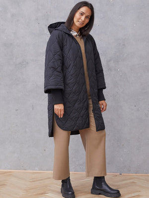 I SAY Diddi Maxi Coat Outerwear 900 Black