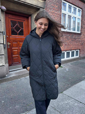 I SAY Diddi Maxi Coat Outerwear 900 Black