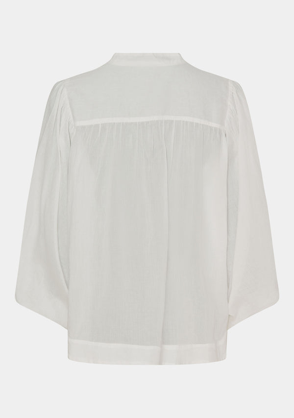 I SAY Dua Blouse Blouses 100 White