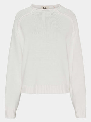 I SAY Ellen Knit Pullover Knitwear 101 Broken White