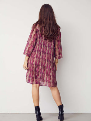 I SAY Enge New Dress Dresses N04 Potato/Cerise Flow