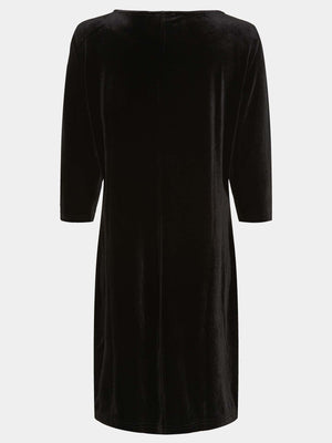 I SAY Ewy Velvet Dress Dresses 900 Black