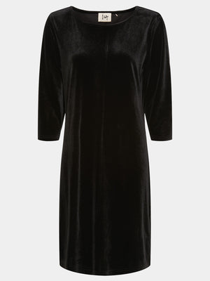 I SAY Ewy Velvet Dress Dresses 900 Black