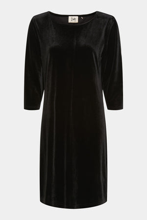 I SAY Ewy Velvet Dress Dresses 900 Black