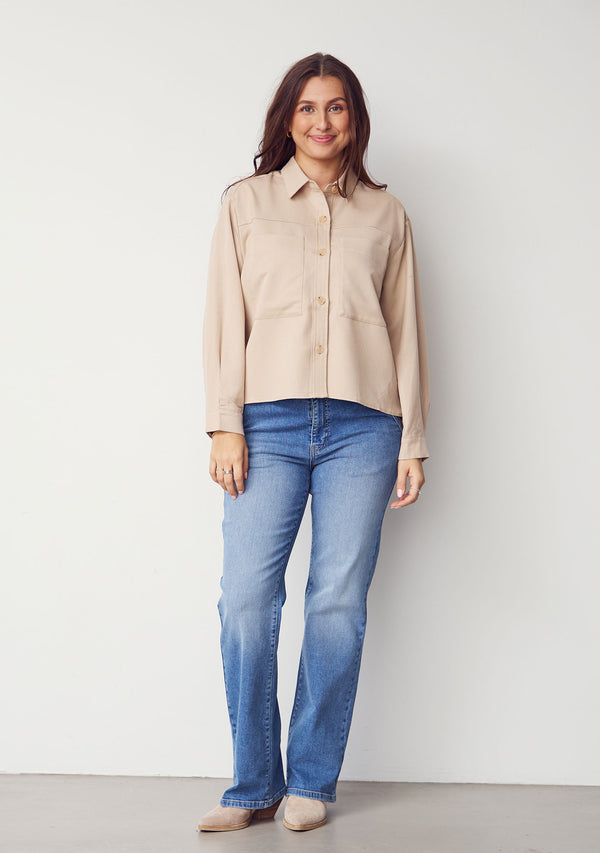 I SAY Fatou New Jacket Jackets 117 Dark Sand