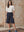 I SAY Felicia Long Shorts Shorts N39 Navy Pinstripe