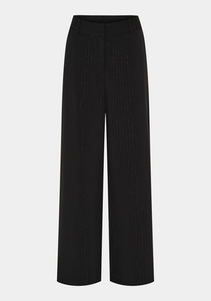 I SAY Felicia Pant Pants N05 Black w/Shine