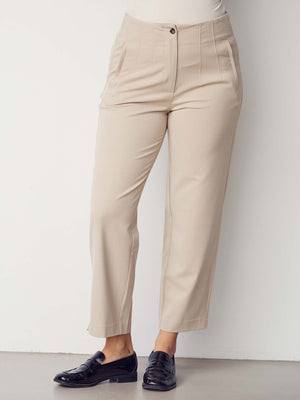 I SAY Firenze Highwaist Pant Pants 112 Sand