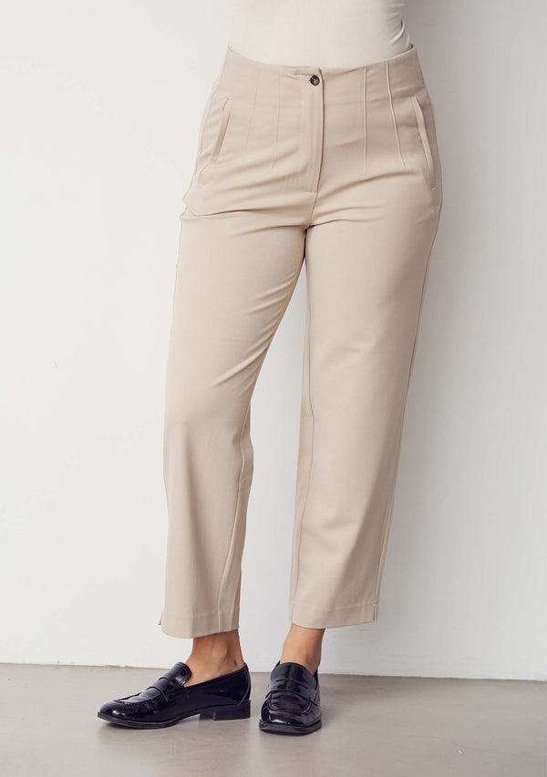 I SAY Firenze Highwaist Pant Pants 112 Sand